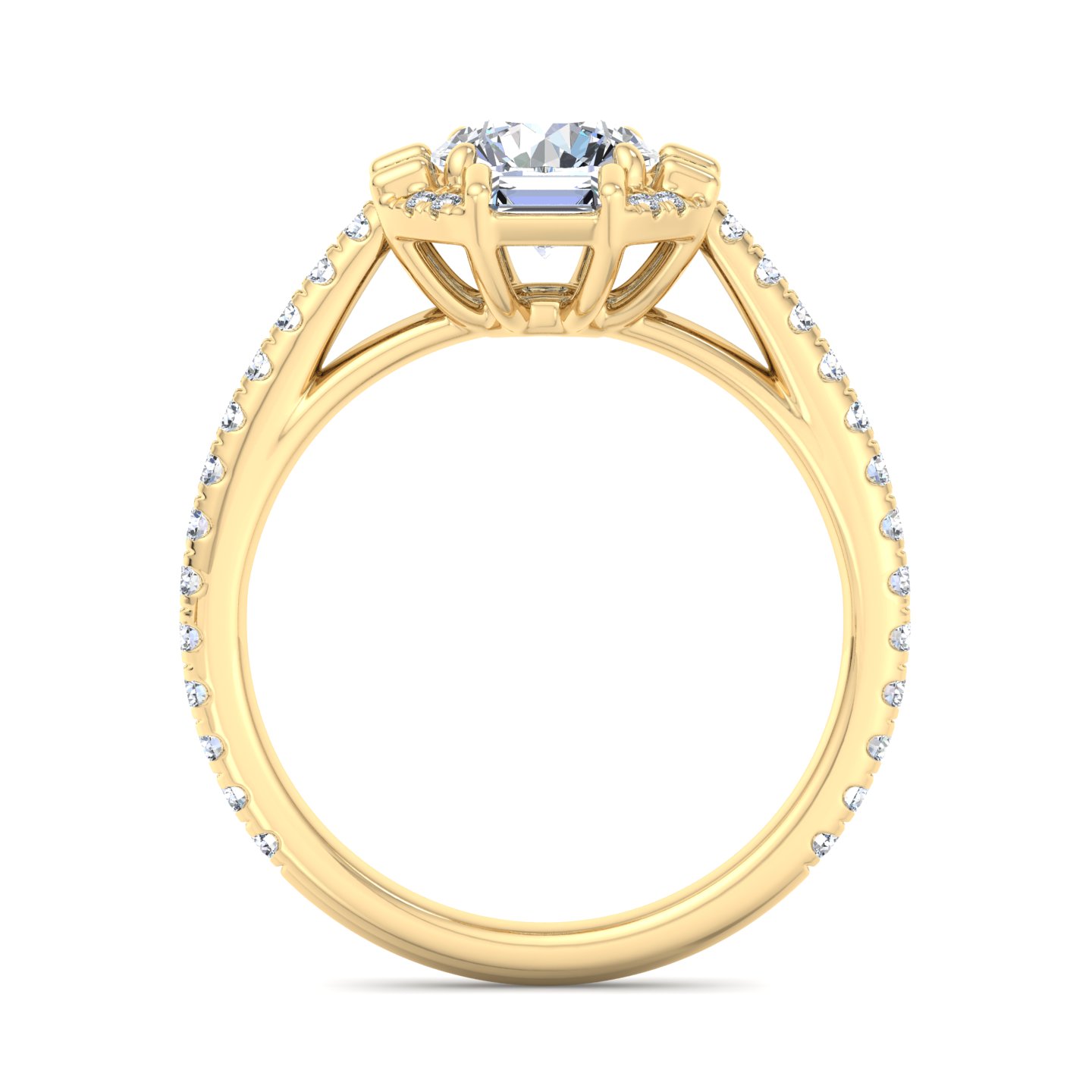 Destiny Halo Engagement Ring